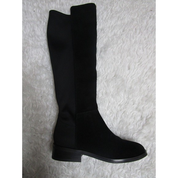 NIB Womens Lord and Taylor Harlyn boot black Fabric/Suede Comb size 5 - Picture 2 of 16